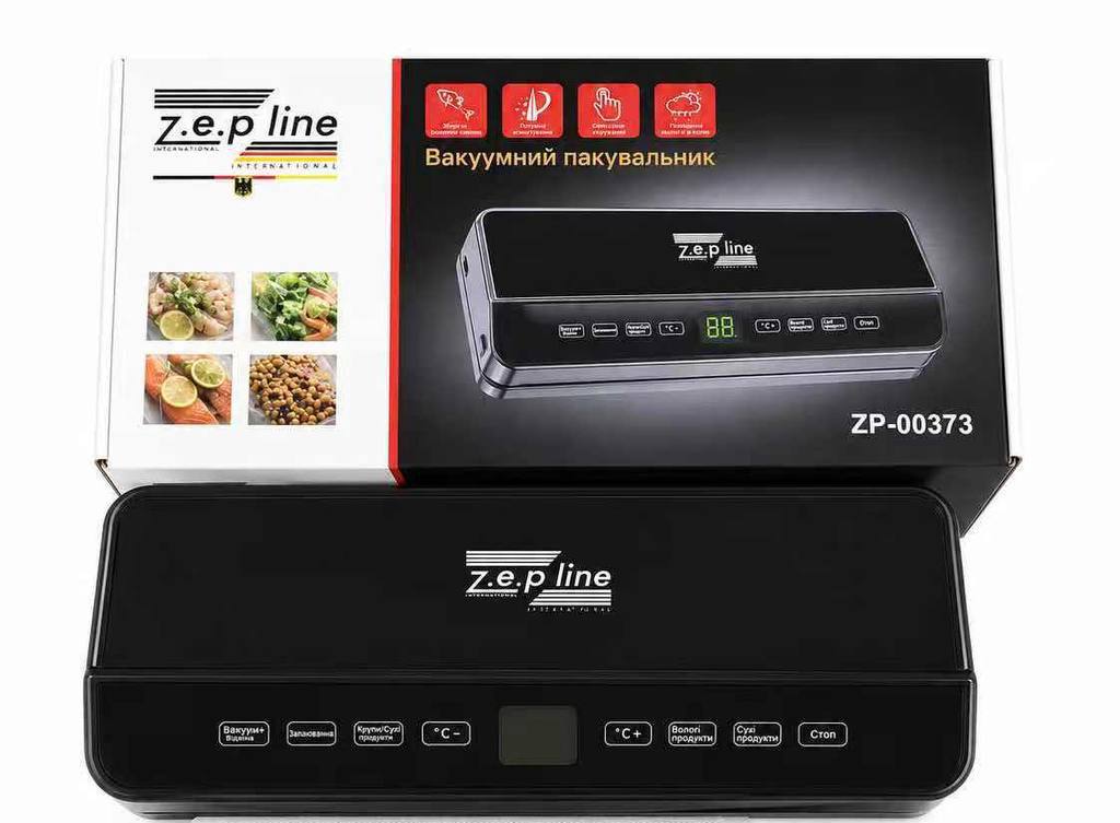 Вакуумний пакувальник 200Вт з сенсорним дисплеєм Zepline ZP-00373